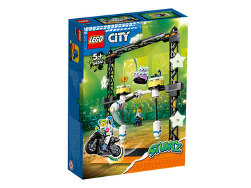 Конструктор Лего Сити Трюковое испытание Нокдаун | LEGO City The Knockdown Stunt Challenge 60341 — 117 деталей (5+)