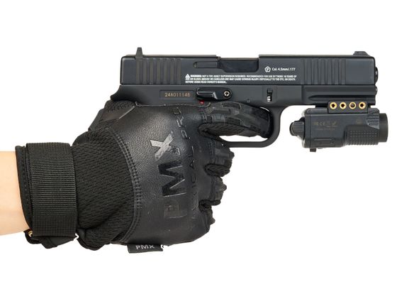 Фонарь подствольный пистолетный Skywoods Manul Laser 460 люмен