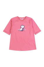 Платье футер M1142F-3/6 р.110 пудровый (Такро)