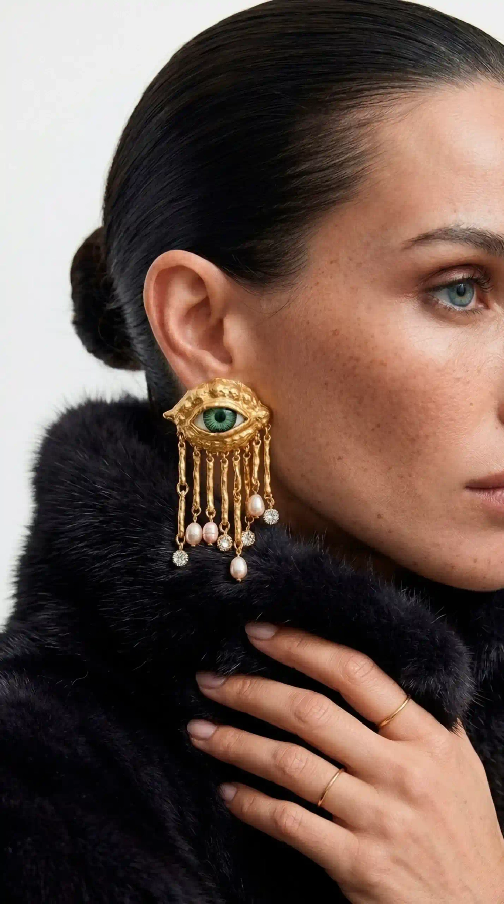 Серьги Surreal, Золотой