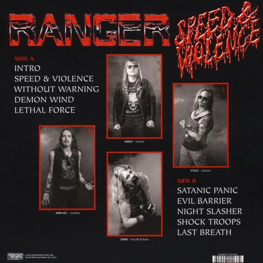 Ranger / Speed & Violence (LP)