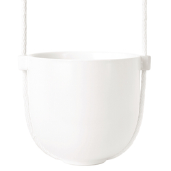 Горшок подвесной 16см Umbra Bolo белый