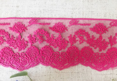 Вышивка на сетке, ш. 11,5 см