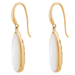 Серьги Fiore Luna Капля SHELL WHITE AE01376-14 BW/G