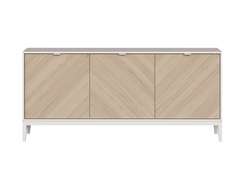 Тумба Fjord 3 двери глубина 42 см (белый)