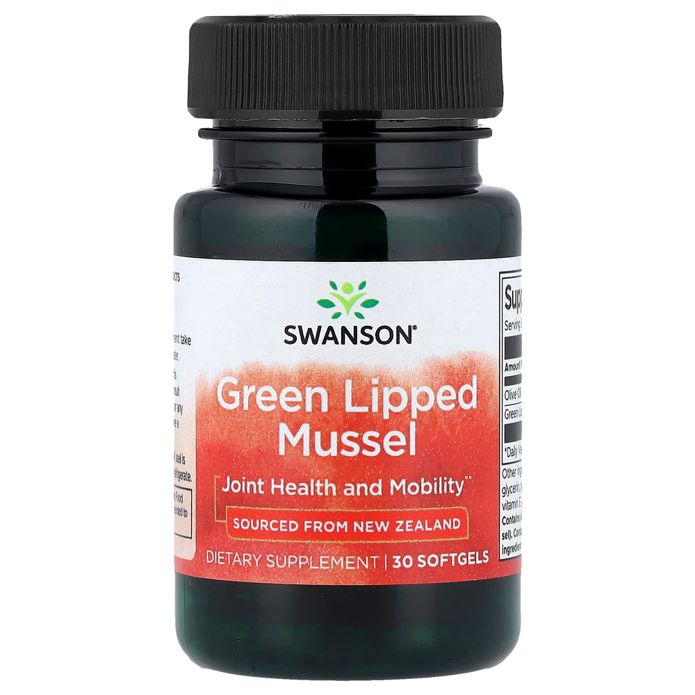 Swanson Vitamins, Зеленые мидии, 30 мягких таблеток