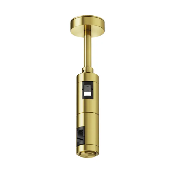 Крепление потолочное двойное Short 78мм Flarity латунь Technical tra156c-d1-bs