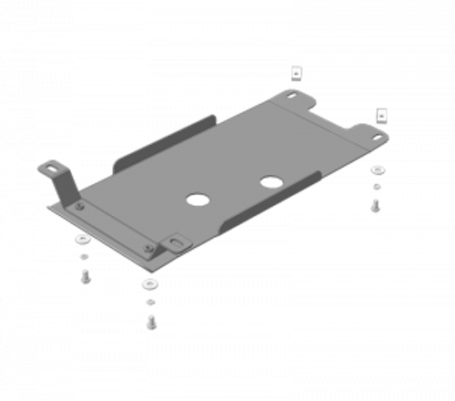 Усиленная защита Motodor кпп. 3 мм, сталь. для Lexus GS 300 2008-2012,Lexus GS 300 2005-2008 арт.15014