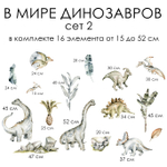 Стикеры В МИРЕ ДИНОЗАВРОВ сет 2