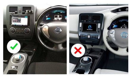 Магнитола для Nissan Leaf 1 ZE0 2010-2017 (экран климата снизу) - Canbox 9-NI128N Qled, Android 10, ТОП процессор, SIM-слот