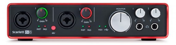 FOCUSRITE Scarlett 6i6 2nd Gen USB