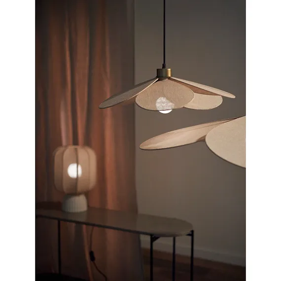 Светильник подвесной kamille, D79 см, бежевый