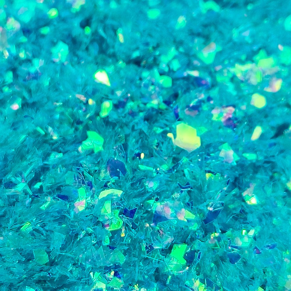 Хлопья Голубые перламутровые для дизайна ногтей, маникюра, бодиарта, макияжа...