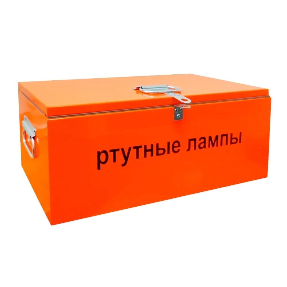 Контейнер для сбора отработанных ртутных ламп ЛБ-60 с крышкой