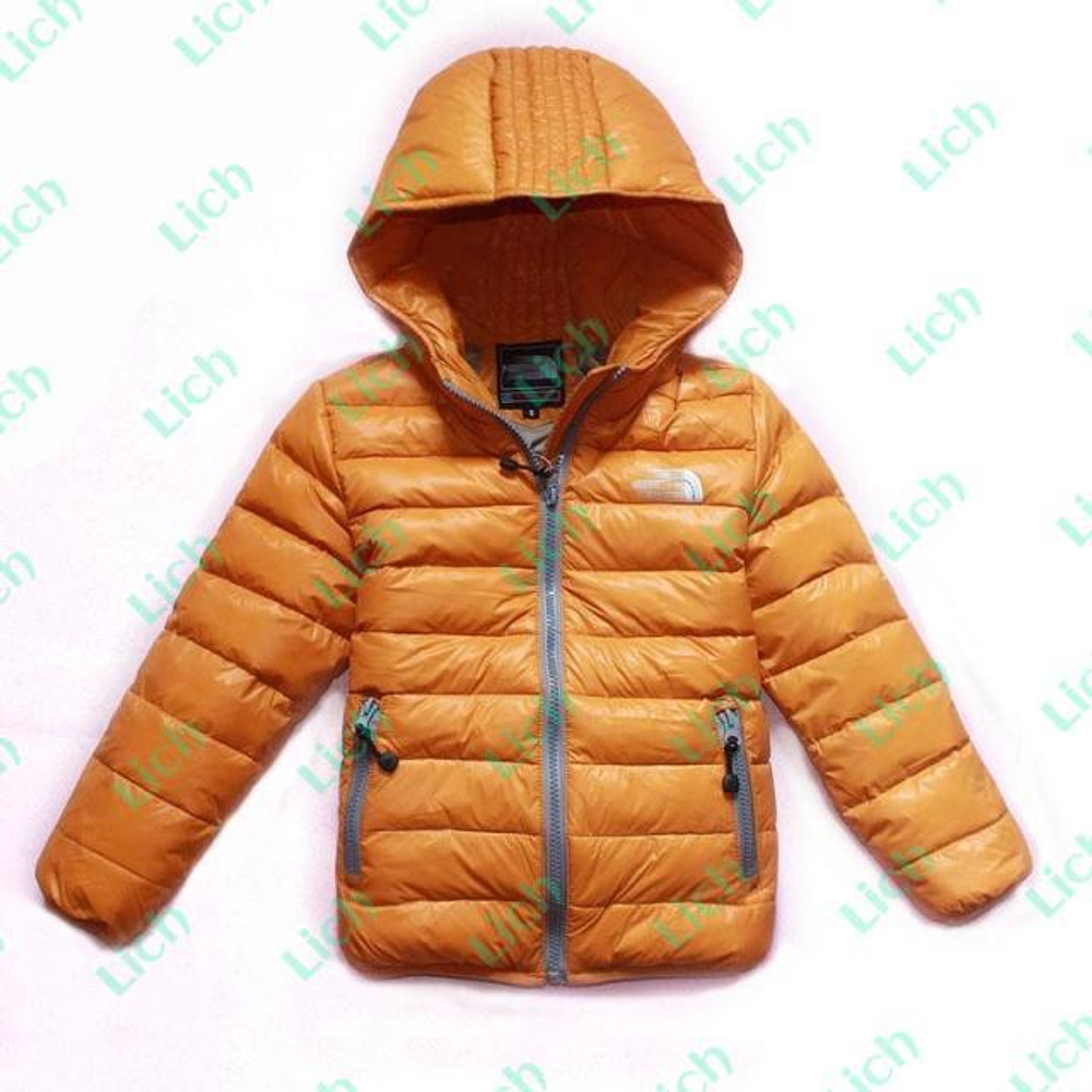 Пуховик стеганый с капюшоном, на молнии