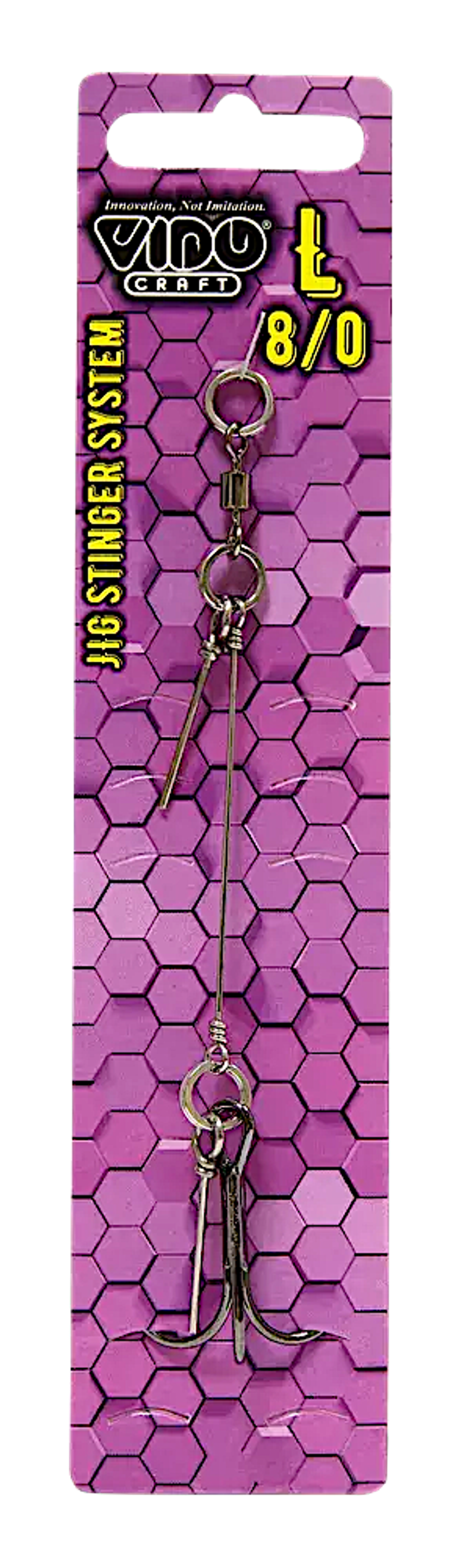 Стингер для джиг-головки Vido Craft VD-STJE 1шт Stinger Eye Jig Тройник -