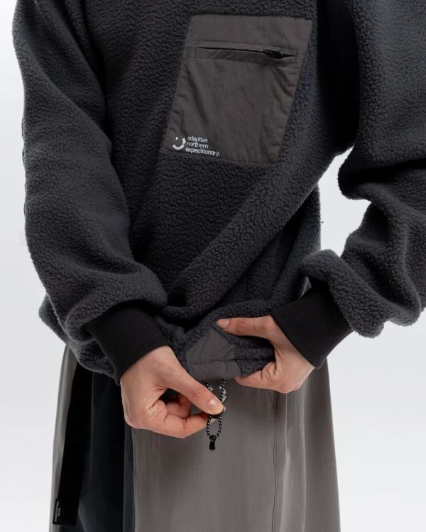 Толстовка Boreal Echo темно-серая - фото 4