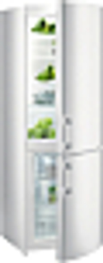 Отдельностоящий двухкамерный холодильник Gorenje NRK 61801 W