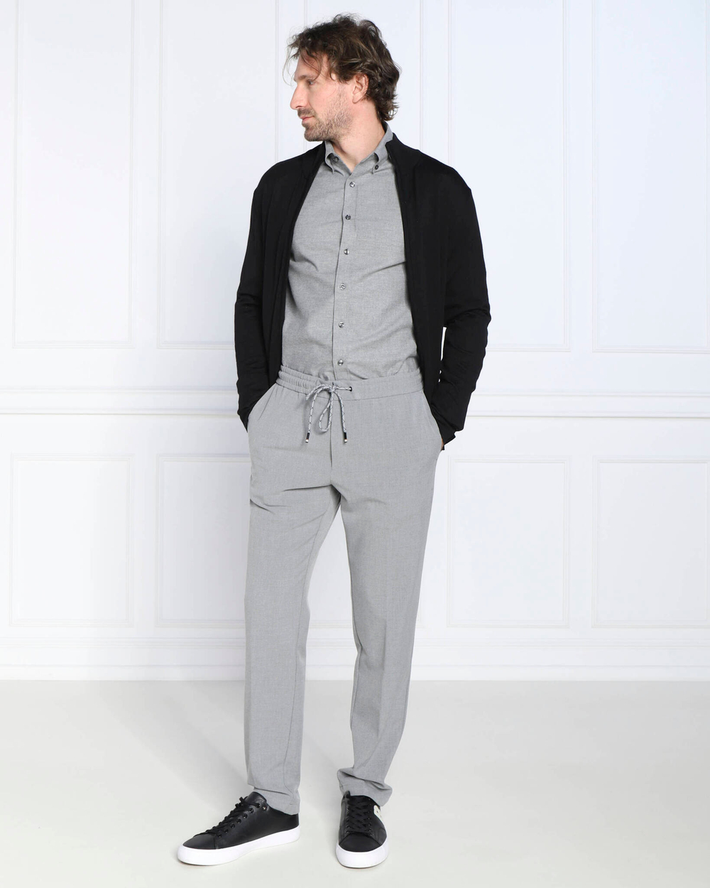 рубашка Oscar Jacobson - серый(12173958)