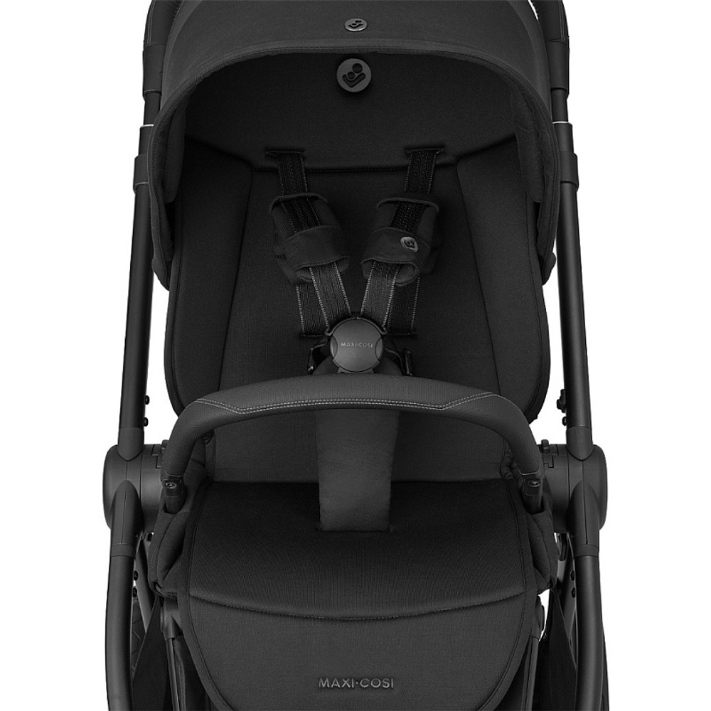 Коляска детская Maxi-Cosi Oxford Plus 3 в 1 с автокреслом CabrioFix Essential graphite 1978390110 PlusTwillic Black/Черный
