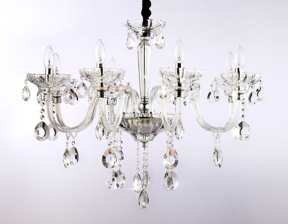 Ambrella Подвесная классическая люстра с хрусталем Classic TR4906