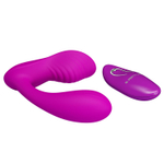 Лиловый вибратор в трусики Zico с пультом ДУ (Цвет: лиловый)