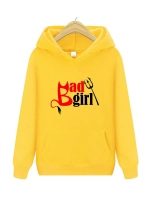 Термотрансфер "Bad girl", наклейка на одежду, 24х19