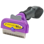 Расческа - пуходерка для вычесывания подшерстка «ФУРМИНАТОР», цвет оранжевый и фиолетовый, 6,5*15см (блистер)