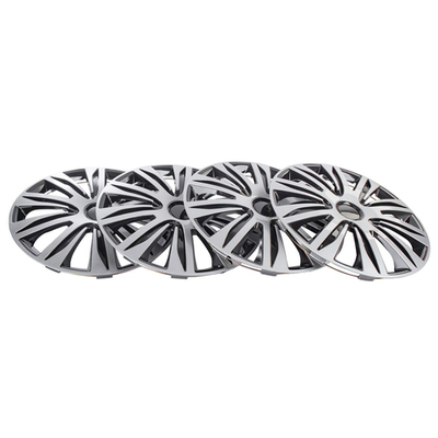 Колпаки R16 Galaxy 4шт (серебристо-черные) ABS-пластик ARNEZI A0702026