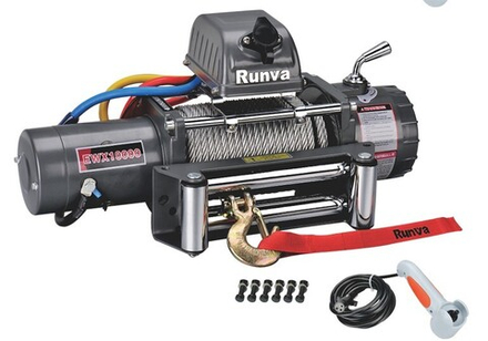 Лебёдка автомобильная электрическая 12V Runva 10000 lbs 4500 кг