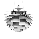 Pendant design lamp PH Artichok by Louis Poulse D60 (Silver)