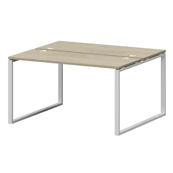 Бенч двойной на металлокаркасе СМС2-О-10К.120.Пр25  1000x1236x750 Смарт