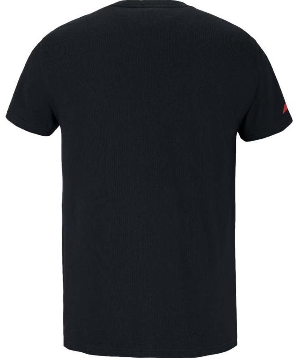 Мужская теннисная футболка Babolat Exercise Message Men - черный