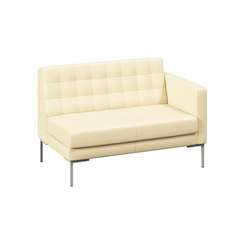 Forest Секция с подлокотником двухместная FR-SP-02 (L) Oregon 11/Металл Серый 1270*800*840