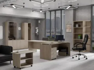 Офисная мебель Континент-Pro ясень шимо светлый