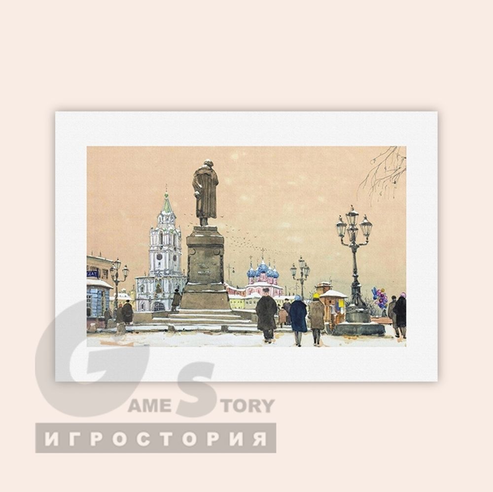 Страстная площадь в Москве