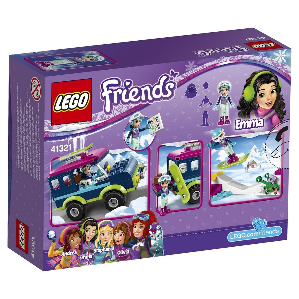 LEGO Friends: Горнолыжный курорт: внедорожник 41321 — Snow Resort Off-Roader — Лего Френдз Друзья Подружки