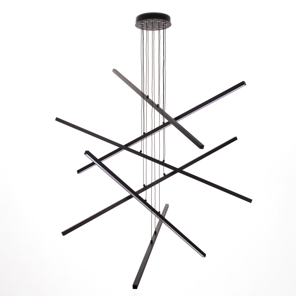 Citilux Стиг CL203261 LED Люстра подвесная с пультом Чёрная