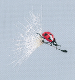 Коллекция:	Цветы / Насекомые¶Название по-английски:	On the dandelion’s parachute¶Название по-русски: