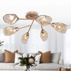 Люстра Rivoli Carrie 3124-306 6 х Е14 40 Вт модерн | Rivoli