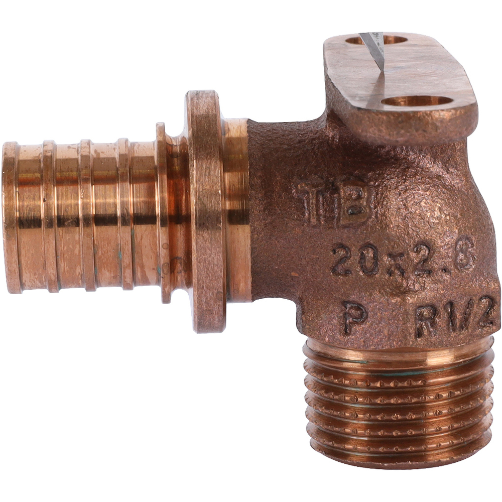 Угольник с креплением аксиальный 20x1/2" с наружной резьбой REHAU RAUTITAN RX+