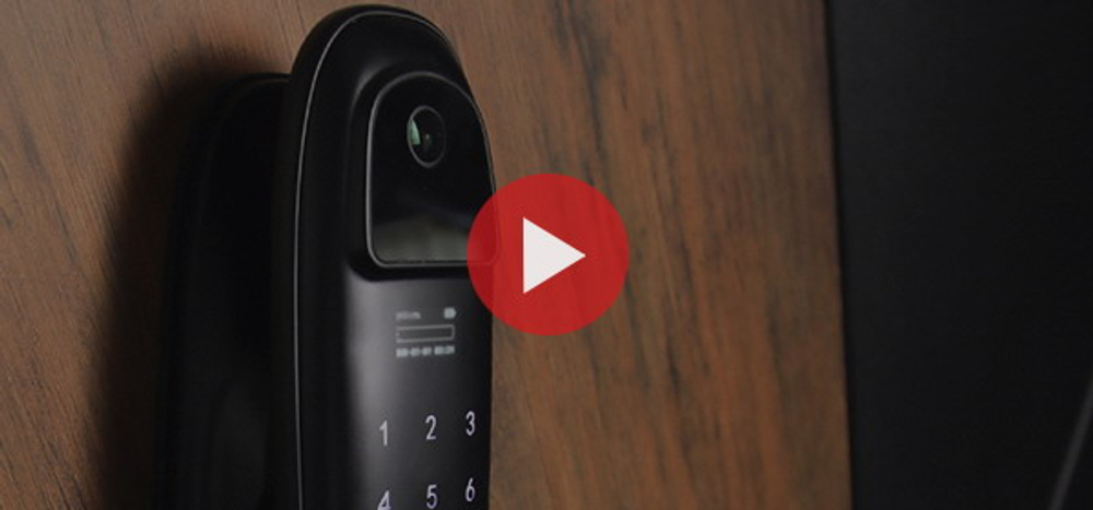 Стальная дверь "Loft" с зеркалом (биометрический замок)