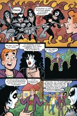 Комикс Арчи встречает группу KISS