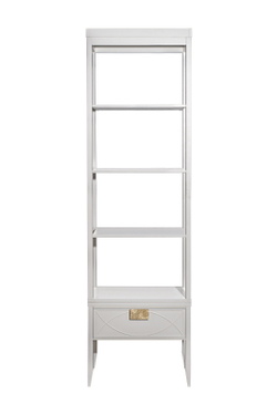 Тумба прикроватная бежевая 1 ящик 60x50x40см Garda Decor