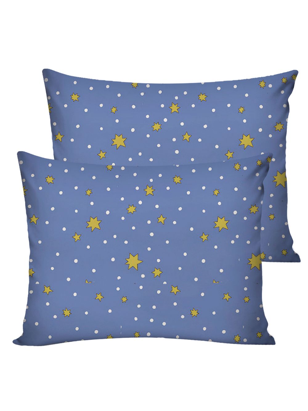 Постельное белье Котики Котики "Зимние звезды" семейное   наволочки 50х70 2шт Простынь на резинке 160х200 см  Пододеяльник 145х215 см(2шт)