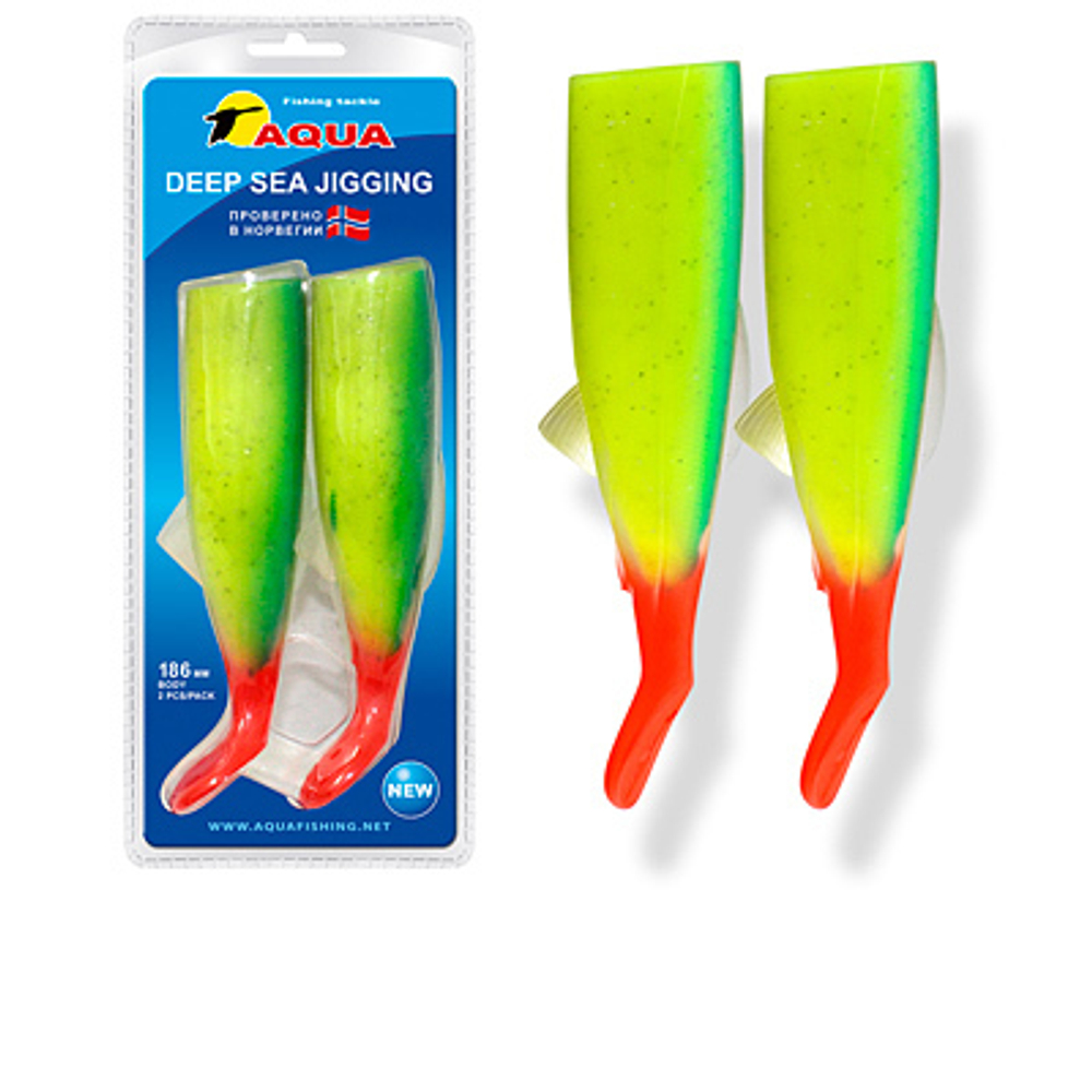 Мягкая приманка-риппер для мор.джигголовки малый 2 шт. в уп.