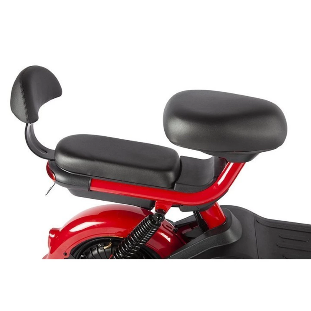 Электроскутер INTRO BUMP черно-красный