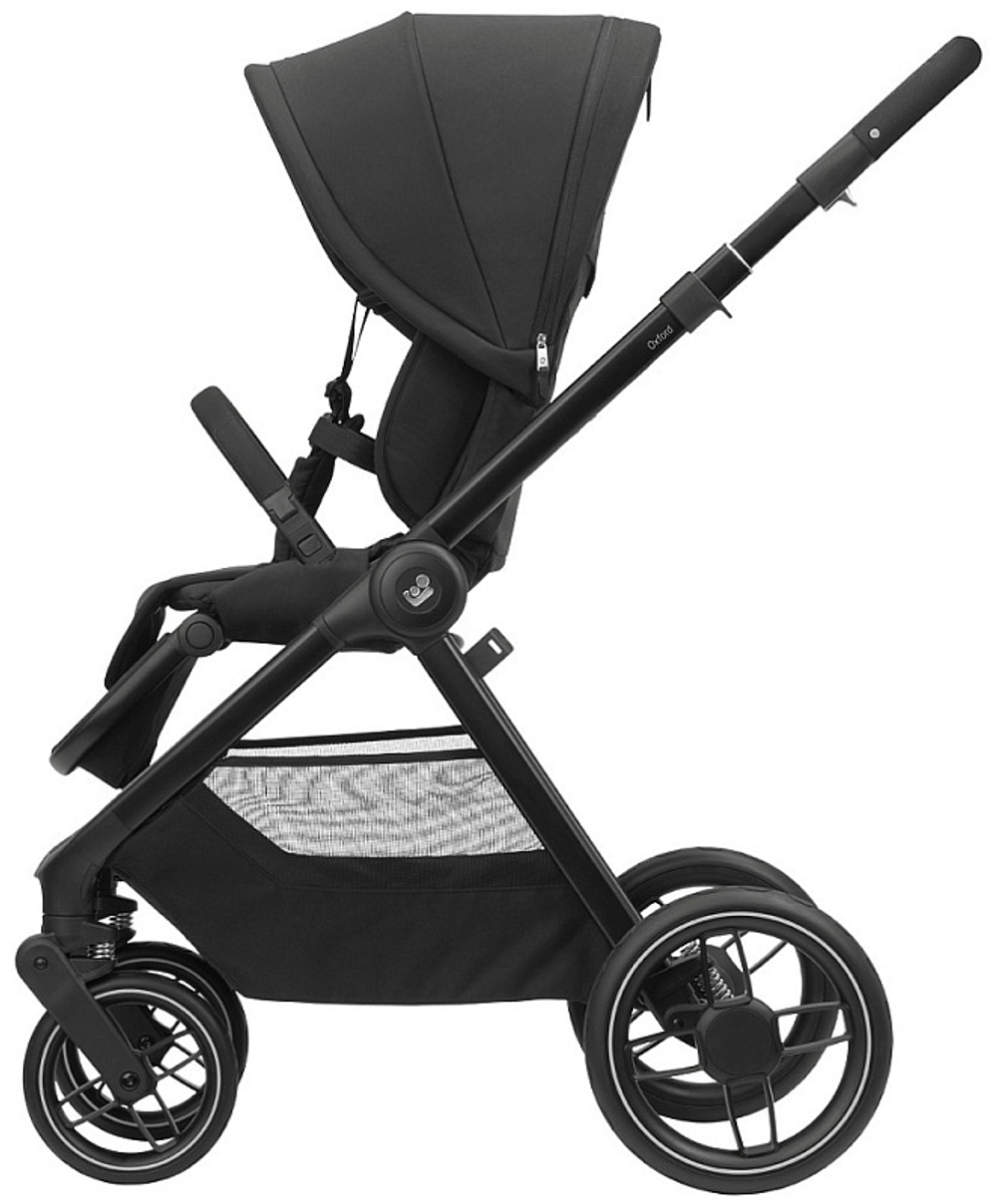 Коляска детская Maxi-Cosi Oxford Plus 3 в 1 с автокреслом CabrioFix Select grey 1978390110 PlusTwillic Black/Черный