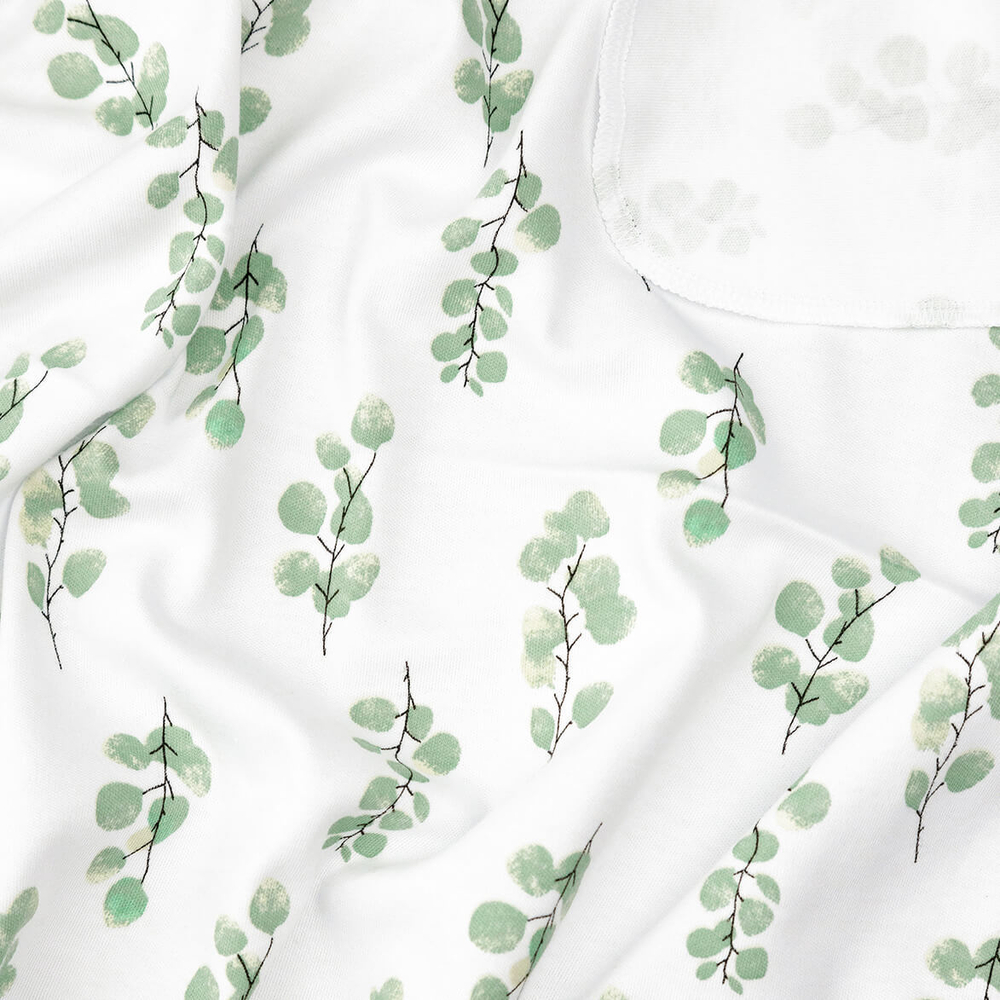 Сет из 2х пелёнок Mjölk Эвкалипт/Звёзды