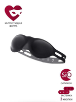 Черная плотная силиконовая маска (Цвет: черный)